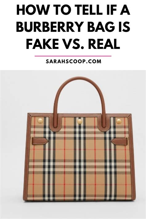 how to tell if burberry bag is real|burberry bags first copy.